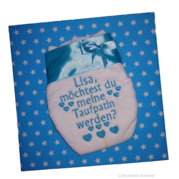 Windel Taufe Patentante